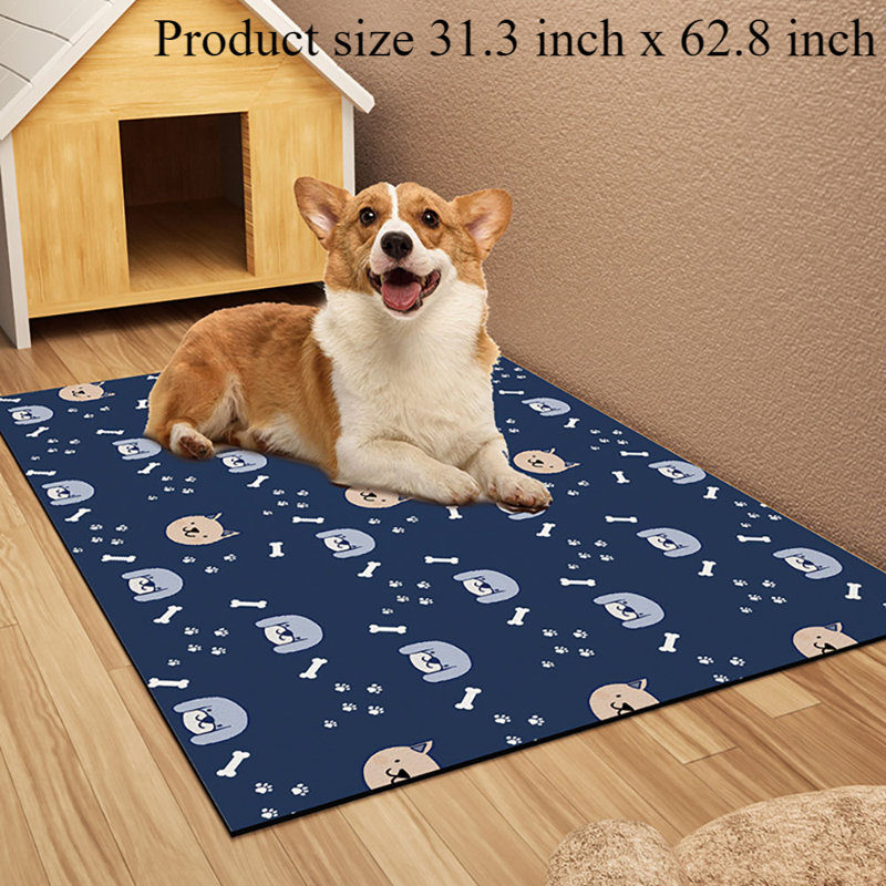 Tapis pour animaux, H 1 po x l 62,8 po x P 31,4 po