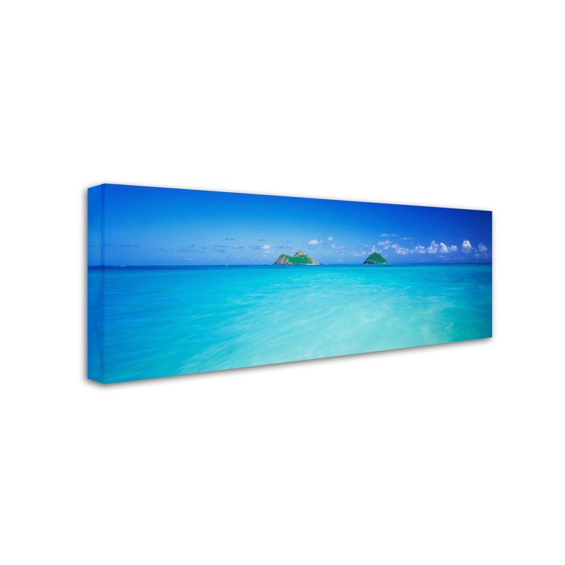 Îles simples, reproduction de photo sur toile tendue oahu, H 8 po x l 24 po x P 2 po