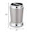 iDesign Stainless Steel Divided Toothbrush Holder - Brushed & Chrome Split Finish