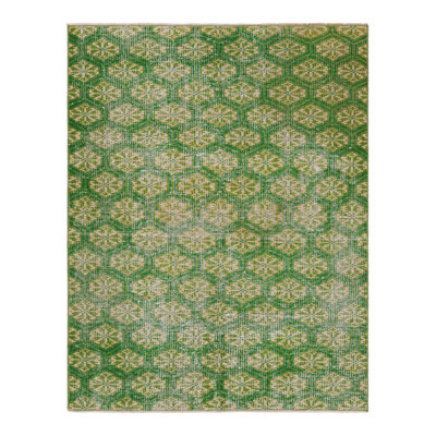 One-of-a-Kind 3'4" X4'5" Hand Knotted Area Rug