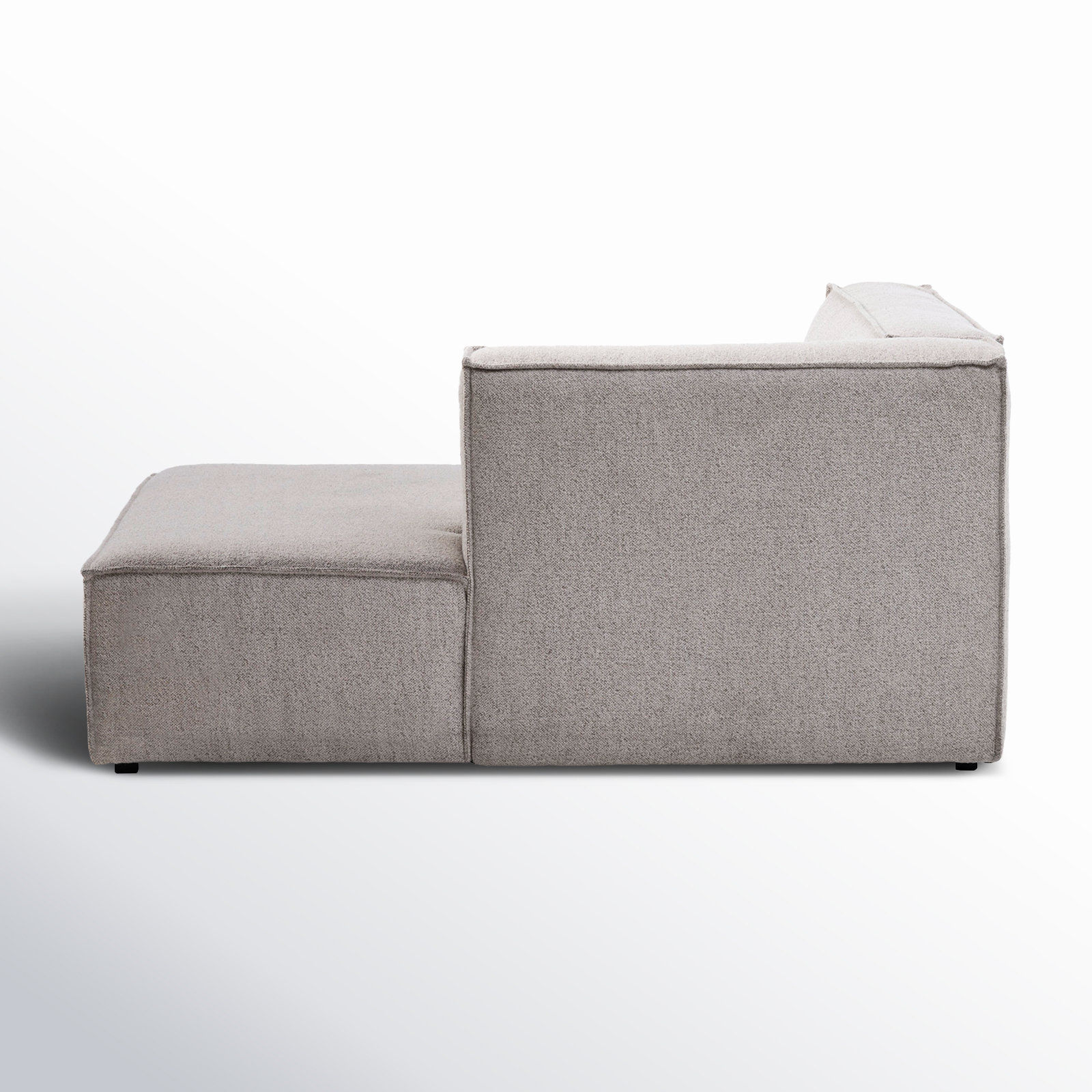 Shonnard Upholstered Chaise Lounge, Right Hand Facing, Taupe Performance Boucle