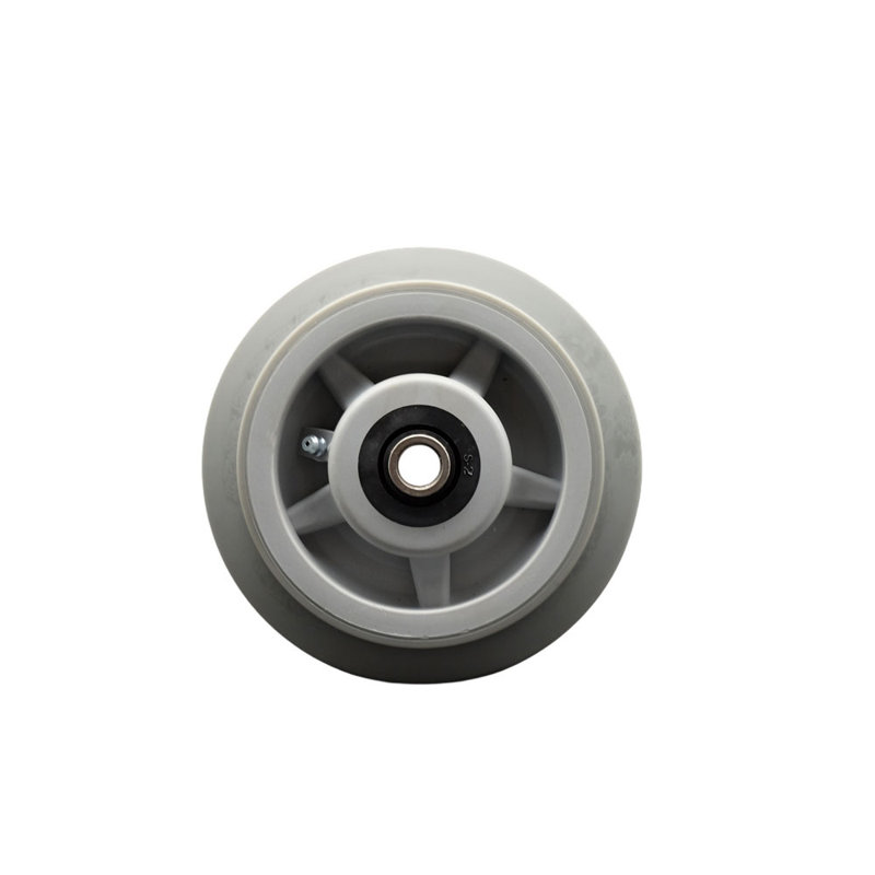 SCC-Roue de 6 po en caoutchouc thermoplastique plat seulement avec roulement à rouleaux - 500 lb vide