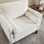 Chaise d'appoint rembourrée avec 2 coussins (ensemble de 2)-180510098-180510097