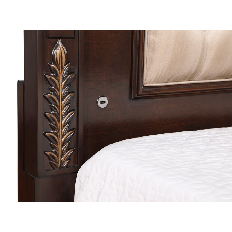Constantine Wood Panel Bed in Cherry, California King