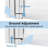 32-34 in.W x 72 in.H Pivot Frameless Glass Shower Door with SGCC Certified Glass-87099485