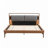 Leather Bed With 2Pcs Night Lights-1935221487