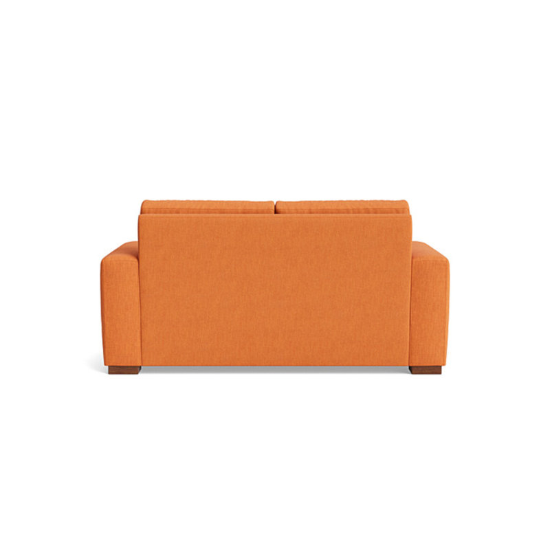 Couch Potato Loveseat (70"), Performance Weave - Carrot