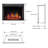 Amit Delisle Recessed Electric Fireplace Insert-1806130745