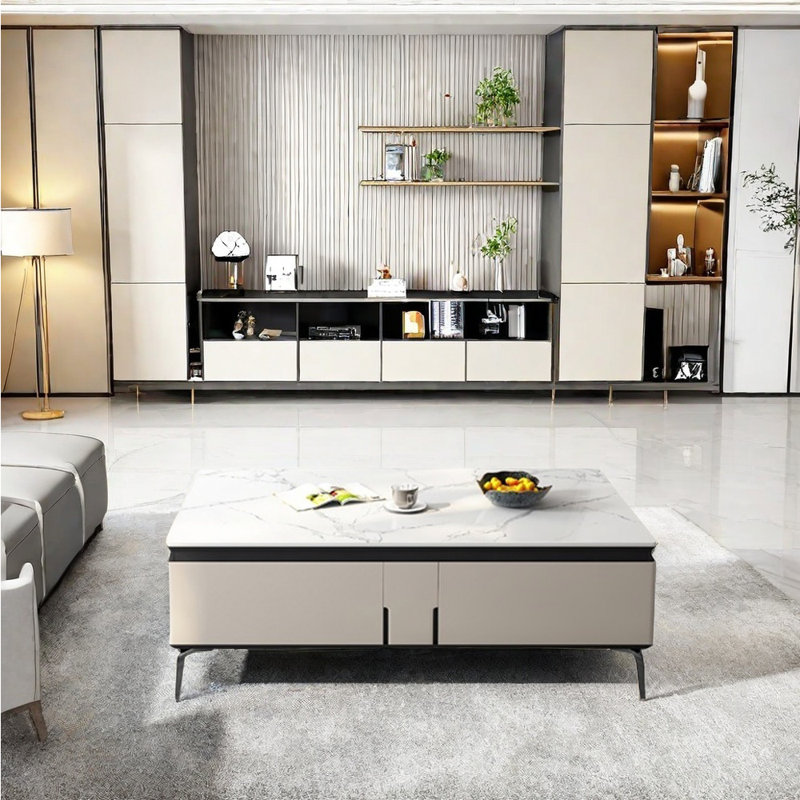 Table basse de salon de style italien