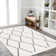Schleicher Moroccan Diamond Shag White/Gray Rug