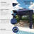 11x11ft Pop-Up Gazebo with Mosquito Netting, Water-Resistant Canopy, UV Protection & Sturdy Steel Frame, Portable Outdoor Gazebo with Carrying Bag for Patio, Backyard, Garden & Deck-Navy Blue-110234906