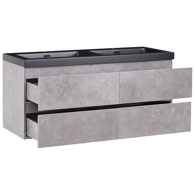 Napa 120mm Double Bathroom Vanity with Basin, Grey