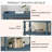 Console Table With 3-Tier Open Storage Spaces-1317981540