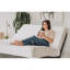 Matelas en mousse viscoélastique imprégnée de gel en blanc / gris foncé-1911461507-1911461509