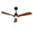 New Model 52 Inch Wood Ceiling Fans With Lights And Remote Control, Reversible DC Motor, Black Ceiling Fan For Living Room, Bedroom-232254100