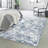 Transitional Koru Area Rug Blue Color-71264440
