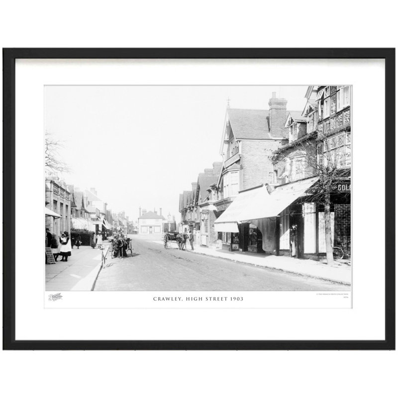 Crawley, High Street 1903 by Francis Frith - Single Picture Frame Print, 45cm H x 60cm W x 2.3cm D