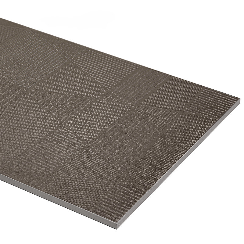 Refinery 12'' W x 24'' L Patterned Porcelain Singular Tile, Shadow