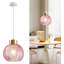 21cm H Glass Round Pendant Shade ( Clip On )-2140711750