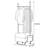 Stainless Steel Coat Rack 2Drawers 360° Wheels