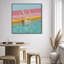 Poolside Symmetry I Canvas Abstract Print by Oliver Gal, Black Frame, 12 x 12-424896572-424896545
