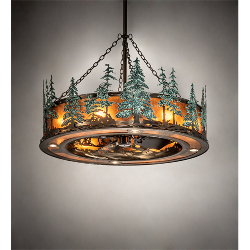 Tall Pines Downrod Ceiling Fan
