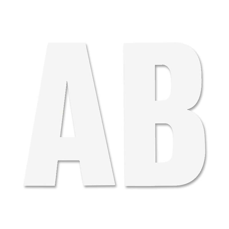 Chartpak® Letters