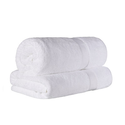 Renata 2 Piece 800 GSM Certified Egyptian Cotton Bath Sheet Set 