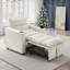 Fauteuil inclinable convertible 3-en-1 en velours-1399587675