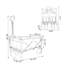 Chariot pliable de chariot pliable 440Lbs