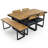 6-Piece Outdoor Dining Set, Acacia Wood-273813396