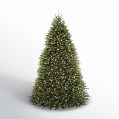 The Holiday Aisle® 10ft. Dunhill Fir Tree with Dual Color LED Lights