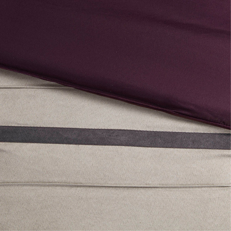 Ensemble d'édredon 7 pièces, Mauve