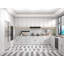 Armoire murale blanche en bois massif à 1 porte et 2 tablettes pour le rangement de la cuisine, de la salle de bain, de la buanderie, tablettes réglables prêtes à assembler (l 9 po x P 12 po x H 30 po)-118729703