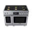 48" Pro-Range 6 Burners, Transitional, Silver-1299461680