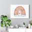 You Are Enough Rainbow 1 Piece Wrapped Canvas Wall Art-762520411