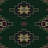 Alminus Signature Prairie Star Emerald Southwestern Area Rug-1366539201