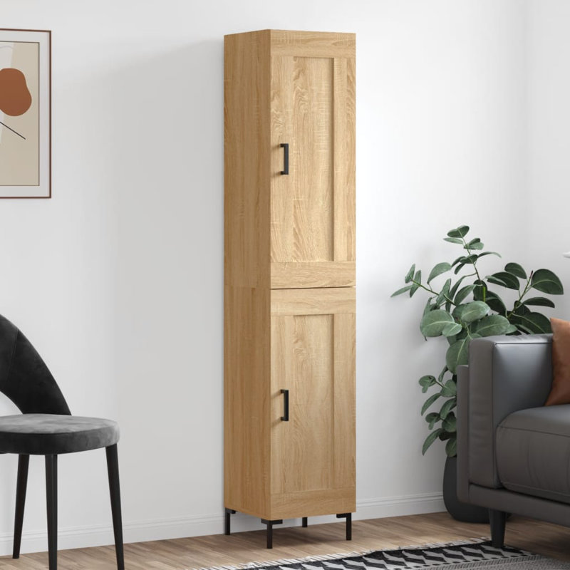 Mhosin Wide Highboard, Sonoma Oak
