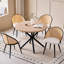 Cotton Blend Side Chair in White