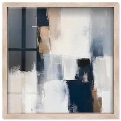 «Blue Mood Profondeur II», art mural bleu par Art Remedy