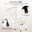 High Back Mesh Swivel Ergonomic Task Office Chair with Flip-Up Arms-1289295113