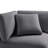 Cassandra Modular  2-Piece Sofa - Charcoal