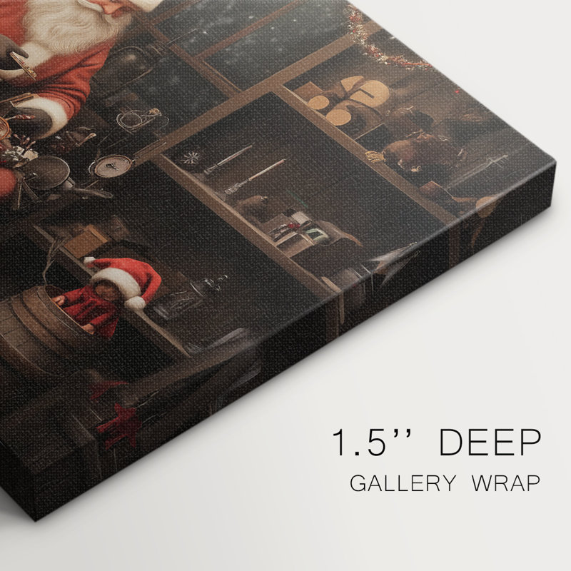 Art de Noël - CMX - Cavas enveloppés de galerie, H 8 po x l 12 po
