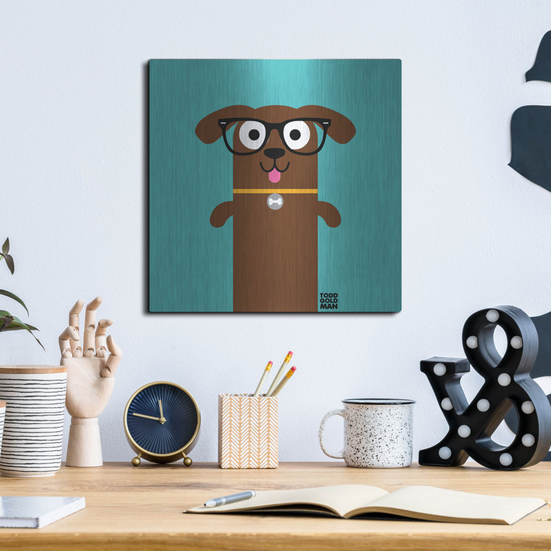 «Bow Wow Dachshund» par Todd Art, H 12 po x l 12 po