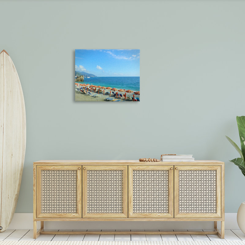 Art mural sur toile Summer Beach Resort par GraffiTee Studios, H 24 po x l 30 po
