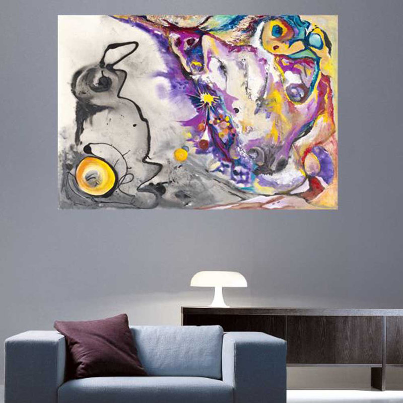 LII - Impression d'art graphique, H 16,5 po x l 24 po
