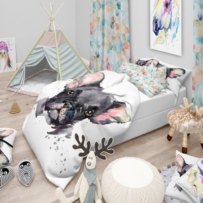 Ensemble de housse de couette moderne et contemporaine