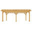 Serre L 10 pi. Pergola en bois massif