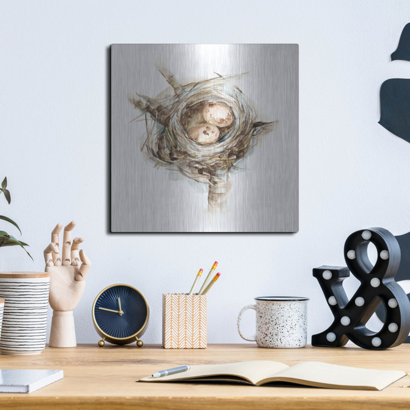 «Bird Nest Study I» par Ethan Harper, H 12 po x l 12 po