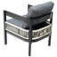 Ensemble de canapé d'extérieur en fer multi-personnes avec table, décoration en rotin, imperméable, antirouille, adapté au jardin, à la pelouse-914413388